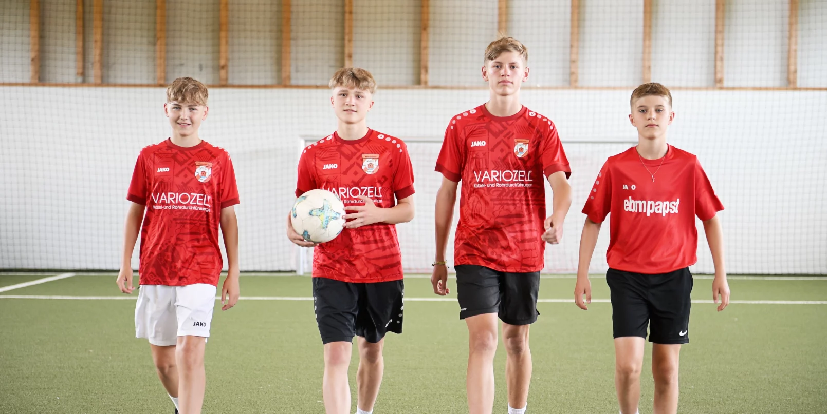Sportfreunde Bühlerzell 4 Fussballer in der Ballsporthalle